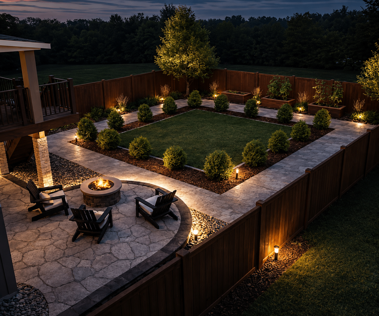 Hardscaping project in Maryland